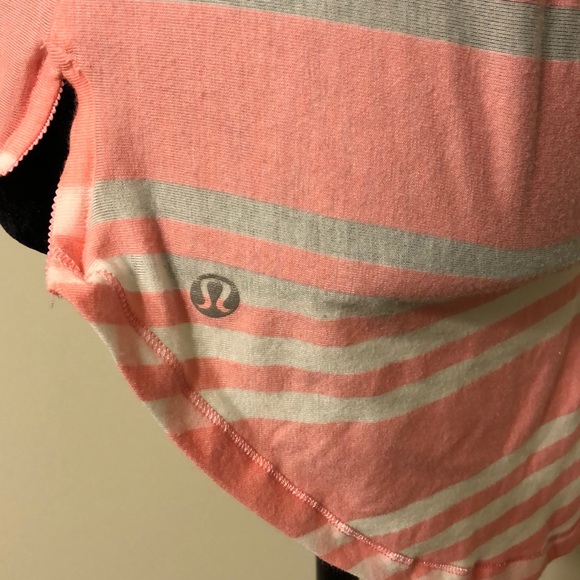 Lululemon Burn It Out High-Lo Striped Tank - Picture 3 of 5